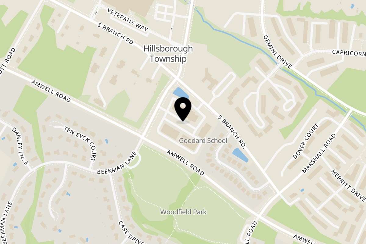 Map showing the location of Divine Curry on 378 S Branch Rd building 1 unit 1 in Hillsborough Township